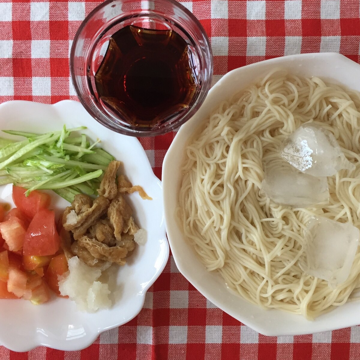 油揚げ トマト きゅうり 大根で食べるそうめん レシピ 作り方 By ともオカンyoutuber 楽天レシピ